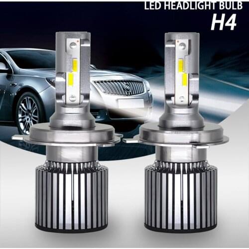 2PCS H4 Car Led Headlight H1 H4 led H11 9005 HB3 9006 HB4 H27 D2S D2R H7 Led Bulb CSP 10000LM 6000K Mini Size Car light Bulb 12V