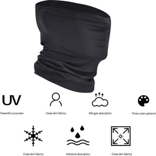 2 Pcs Outdoor Bandanas Suit Summer Anti-sweat Face Cover Breathable Black White Headband Running Cycling Sports Scarves