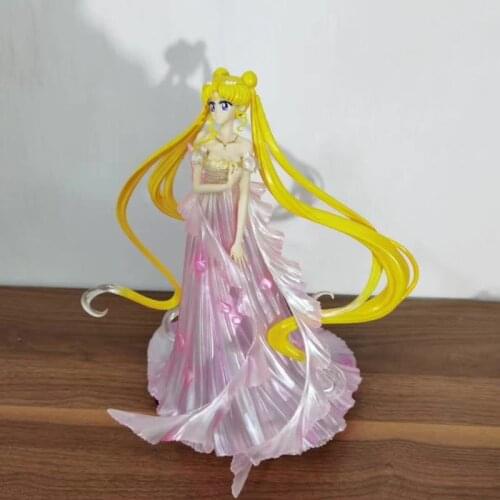 25cm Tsukino Queen Serenity Dress Ver. PVC Action Figure Collectible Model Toy