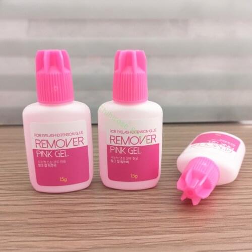5 pcs Remover Pink Gel for Eyelash Extensions Glue 15g Lash Extensions Glue from Korea Remover False Lash Makeup Tools Wholesale
