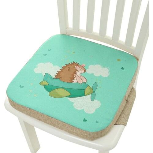 5cmChildrens Dining Chair Heighten Pad Student Heighten Cushion Cartoon Thicken Sponge Baby Household Adjustable Seat Chair Pad