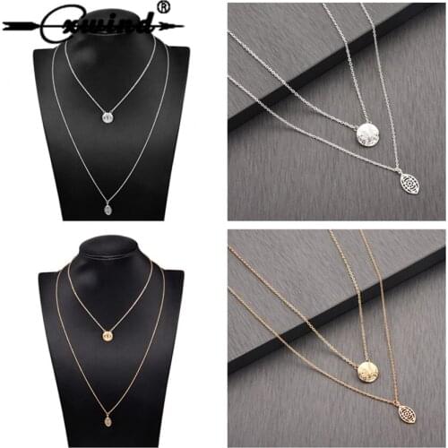 Cxwind Bohemia Multilayer Sport Ball Choker Necklace Statement Baseball Oval Ball Pendant Necklace for Women Men Chain collares