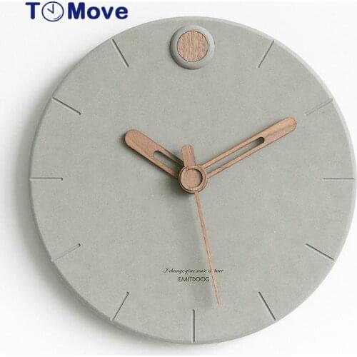 Nordic Clock Modern Design Minimalist Wall Clock Living Room Decoration Silent Non Ticking 12 Inch Clock reloj de pared moderno