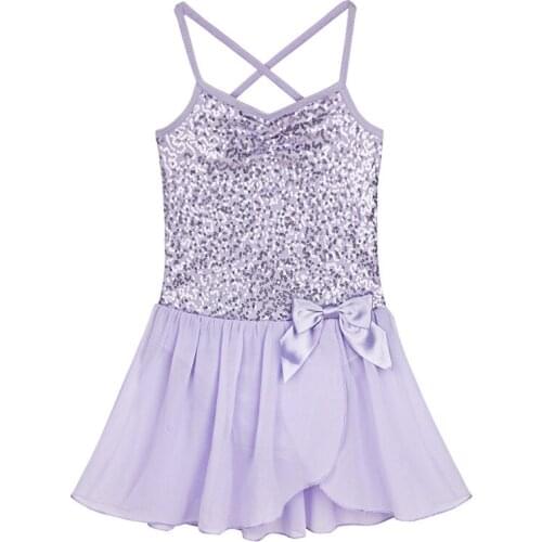 Child Girls Ballet Tutu Gymnastic Leotard Dance Dress Sleeveless Kids Dancewear Clothing Princess Ballerina Fairy Party Costume