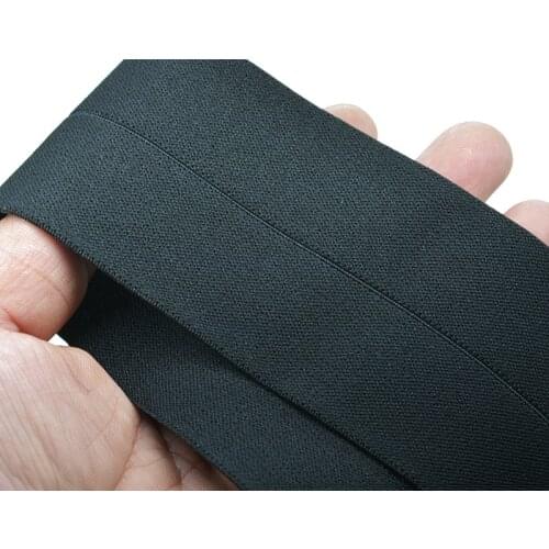 6cm half-folded double-layer nylon elastic band hem trousers waist skirt exposed elastic color edging elastic band