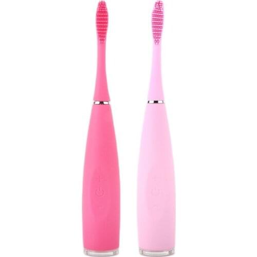 DZYTEK Ultrasonic Vibration Electric Children tooth brush elderly Deep oral cleaning tooth brush silicone Gum massage toothbrush