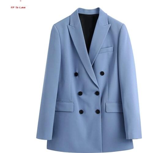 Женские двубортные пиджаки FP TO LOVE China At AliExpress