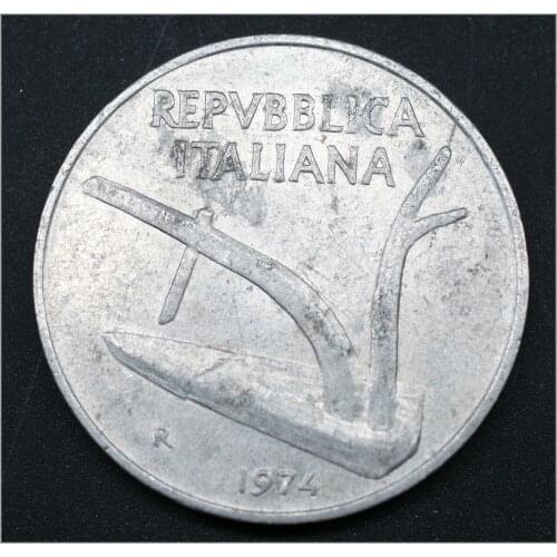 Italian 10 Lira Coins Europe New Original Coin Commemorative Edition 100% Real Rare Eu Random Year