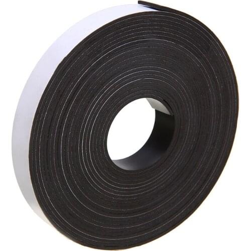 5 Meter 1 Roll Soft Flexible Magnetic Strip Rubber Self Adhesive Magnetic Stripes DIY Craft Tape Thickness 1.5mm