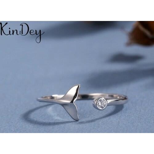 Summer Bohemian Ethnic Fish Tail Ring For Women Female Fashion Finger Rings Korean Rings Girl Party Gift Gothic Jewelry