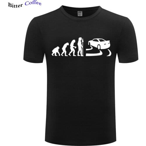 Evolution Of Drifting New Mens T-shirts 2021 Summer Novelty Short Sleeve Tshirt T Shirts Funny Man Clothing Wholesale Plus Size