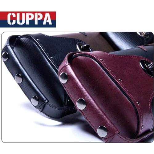 New Cuppa 2 Butts 4 Shafts Pool Cue Case Bull Head 6 Holes Style Brown Red Colors Two Options Billiard Accessories China