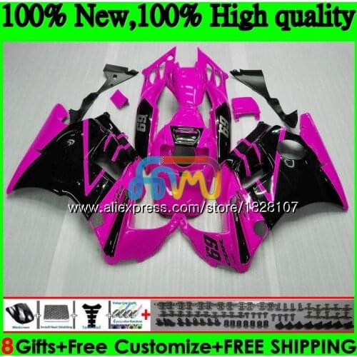 Fairings +Tank For HONDA Pink black 600CC CBR 600F3 CBR 600 FS 95 96 1995 1996 3BS.222 CBR600 F3 CBR600F3 97 98 1997 1998 Kit