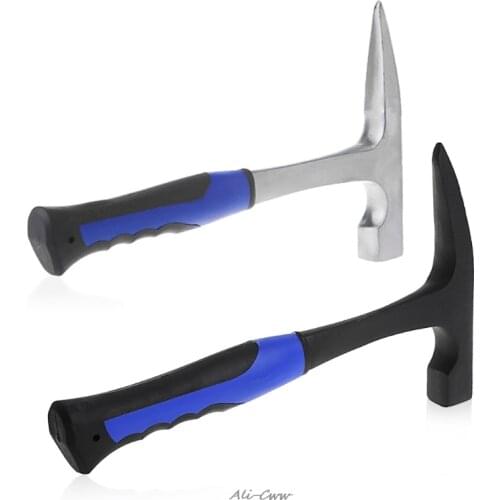 4X7B Rock Pick With Flat Tip Shock Reduction Grip Geological Stratigraphic Hammer