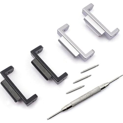 5Pair ABS Connector Adapter for Casio G-Shock GA-110/100/120 GD-100/110/120 GA2100 DW-5600 GX-56BB Watch Accessories 16*22mm