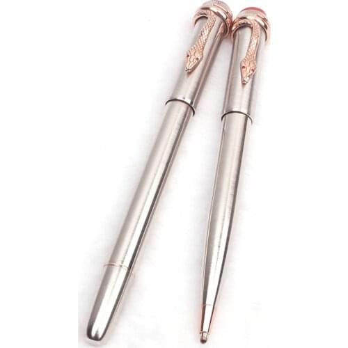 Luxury Ballpoint Pen Metal Rollerball Pen Gel Ink Business Fountain Pens 0.7mm Nib Office Accessories