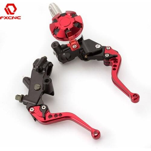 125-400CC 22mm Racing Bike Levers Universal Motorcycle Master Cylinder Hydraulic Reservoir Brake Clutch Lever Accessories
