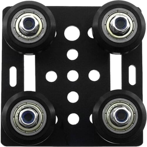 Assembled 2020 Openbuilds V-Slot Gantry Plate Set 20mm Special Slide Plate for Aluminum Profiles V-slot Mini Five Roulette