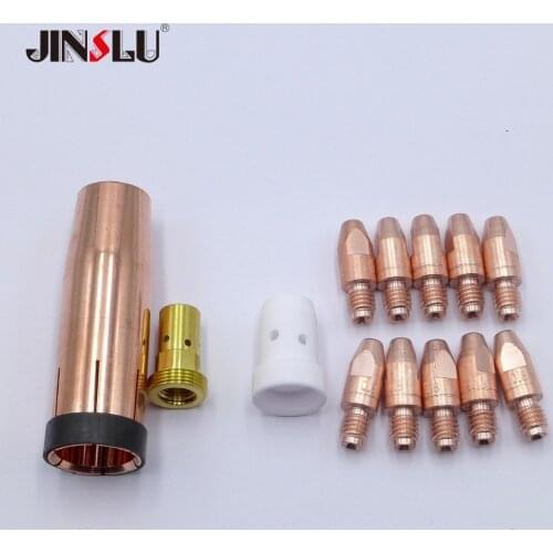 Nozzle Cucrzr Tip Tip Holder Gas Diffuser Fit MB 501D Mig Torch Gun Water Cooled Torch