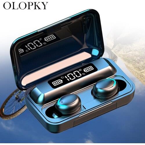 New TWS Earphones Wireless Bluetooth 5.0 Earphone In-Ear Headphones Ear Headphone Touch Control Earbuds LED Headset For IPhone