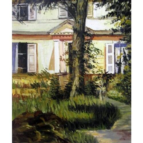 High Quality House Painting The House at Rueil by Edouard Manet Wall Art Painting Canvas Oil Reproductions