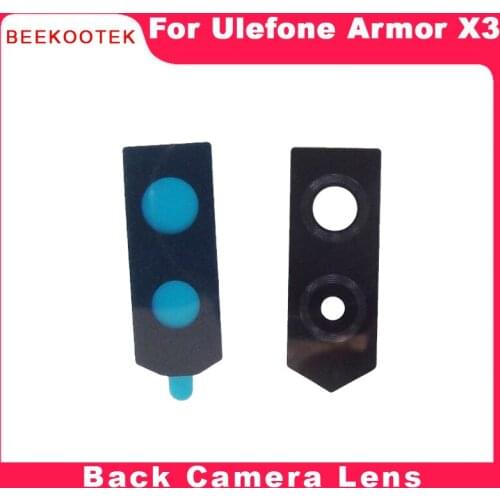 BEEKOOTEK New Original Ulefone Armor X3 Back Rear Camera Lens Glass Cover For Ulefone X3 Mobile Phone