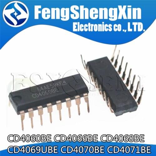 10pcs/lot CD4069UBE DIP-14 CD4069U CD4069 CD4069L TC4069UBP DIP14 CMOS Hex Inverter IC