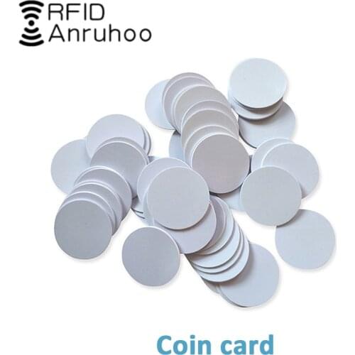 5/10PCS RFID Smart Chip Tag 125KHZ PVC Badge EM4305 T5577 Rewritable Key 25MM Changeable Proximity Token Coin Card
