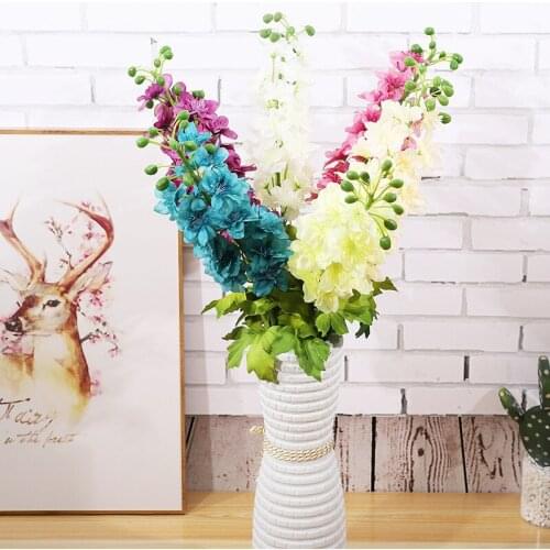 5pcs/Lot Artificial Flowers For Home Autumn Decoration Fake Dried Flowers Stamens High Quality In Batch Artificial Plant ZJH065