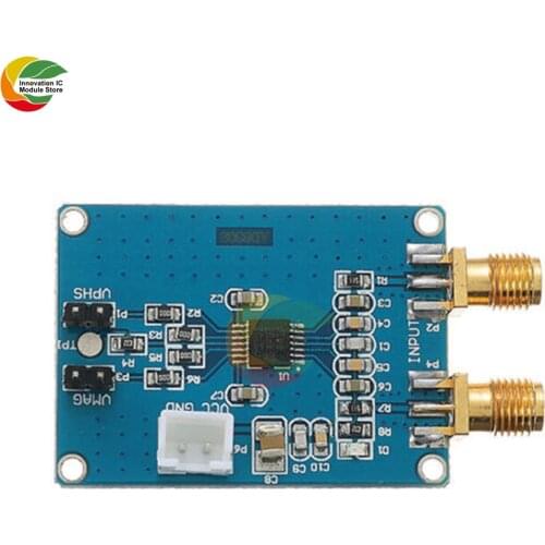 AD8302 Amplitude Phase Detection Module 2.7GHz RF/IF Phase Detector 5V Wideband Amplifier Board for Arduino