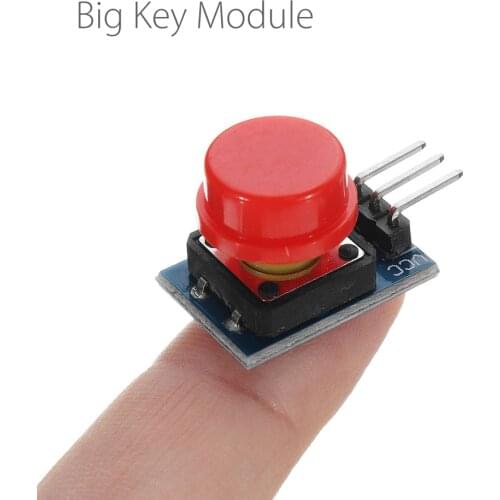 Big Key Module Push Button Switch Module With Hat High Level Output