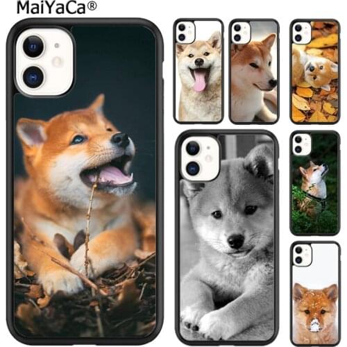 MaiYaCa Corgi Shiba inu Dog Phone Case Cover For iPhone 5s SE 6 6s 7 8 plus X XR XS 11 12 pro max Samsung Galaxy S8 S9 S10 shell