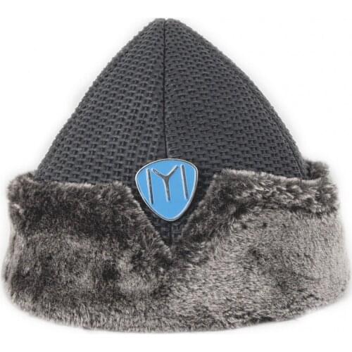 Depotalha Kürk Detaylı File Görünümlü Üzeri Kayı Armalı Yeni Şapka Börk Erkek Soğuktan Koruyucu Başlık Estetik Tasarım