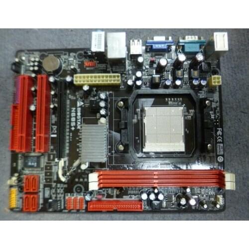 For Biostar N68S+ 6.x riginal Used Desktop Motherboard Socket AM2 DDR2 SATA2 USB2.0
