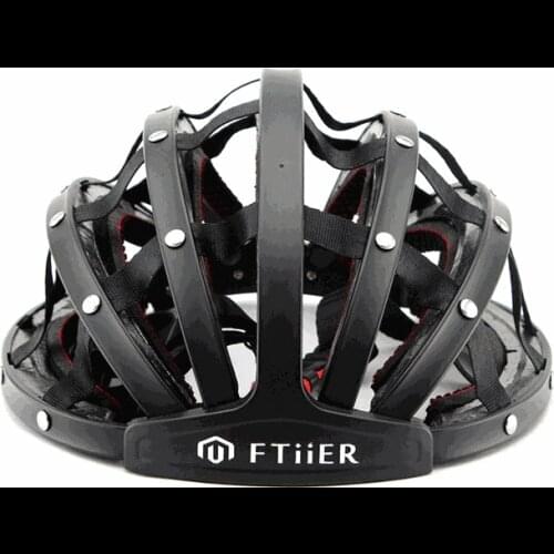 Ftiier 30 Air Vents City Foldable Road Bicycle Helmet Lightweight Portable Cycling Sports Outdoor Safety Leisure Riding Helmets
