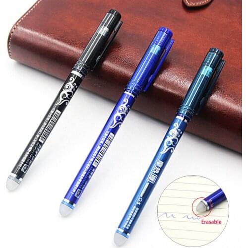 1 PCS New Unisex Erasable Pen 0.5 Gel Pen Learning Essential School Supplies Office Material Gel Pens is Removed by Fric Tion