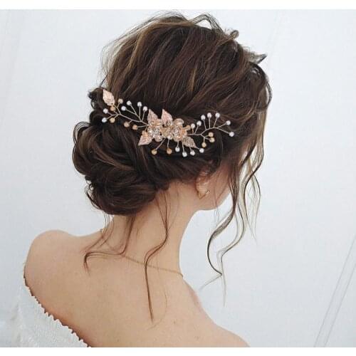 ZMHP134 Bridal Hair Comb Wedding Hair Clips Wedding Hair Accessories Bridal Hair Jewelry Wedding Hair Tiara Bridal Headwear