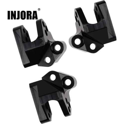 INJORA 3Pcs Aluminum Alloy Upper Center Link Mounts AXI231009 for 1/10 RC Crawler Car Axial SCX10 III AXI03007 Upgrade Parts