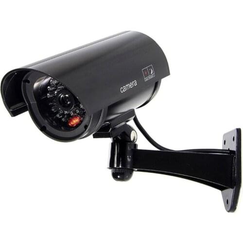 Fake Dummy Camera Bullet Waterproof Outdoor Indoor Security CCTV Surveillance Camera Flashing Red LED Free Shipping