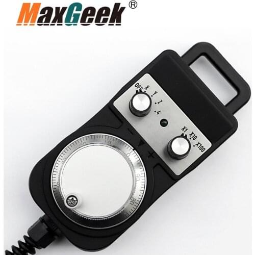 Maxgeek STK 4-Axis Manual Pulse Generator MPG CNC Handwheel 100PPR 5V Universal Type for Other systems