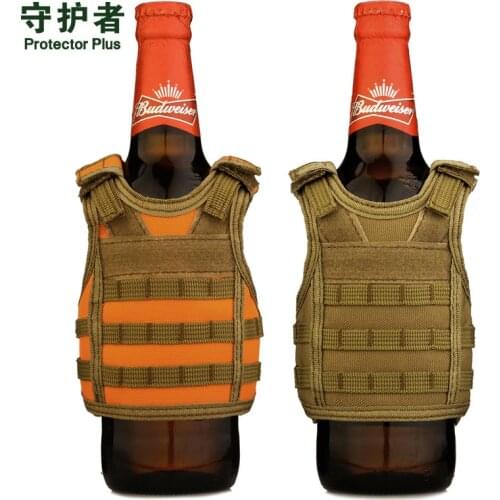 Mini Vest-shaped Lovely Christmas Gift Bar Decoration Canned Drink Beer Bottle Cover Bag a5443