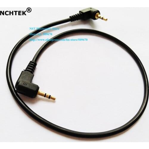 NCHTEK Dual 90 Degree Right Angled 2.5mm Stereo Male to Male Audio Extension Cable About 35CM/Free DHL Shipping/200PCS
