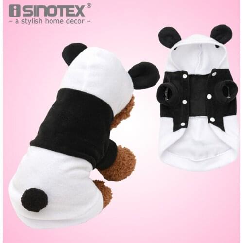 Pet Dog Clothes For Dogs Pets Costume Clothing Fleece Panda Ear Hoody Clothes Pullover Coat Costume Outwear Christmas Gift