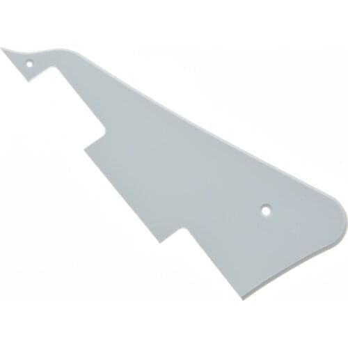 KAISH Solid White 1 Ply LP Guitar Pickguard Scratch Plate For Epi LP