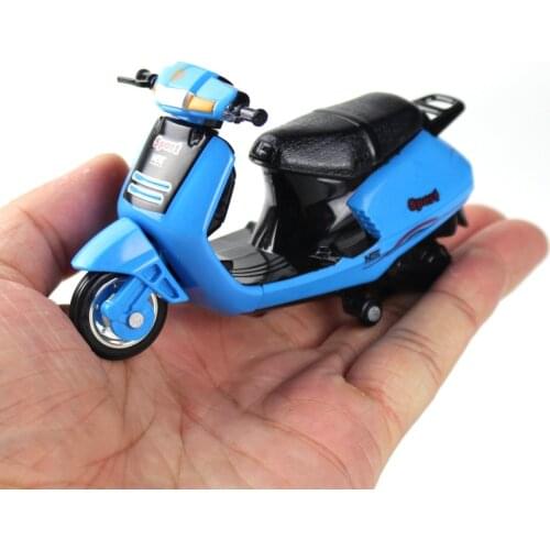 1:18 Mini Model Motorcycle Diecast Pocket portable Finger Mountain bike Off-road Vehicle Simulation Collection Toys for children