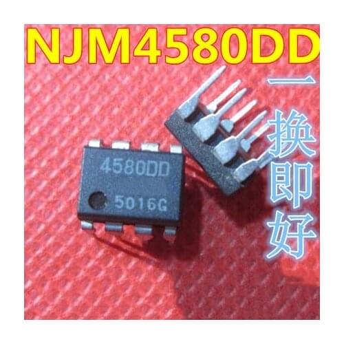 10PCS/LOT JRC4580DD 4580DD DIP8 4580 original In Stock