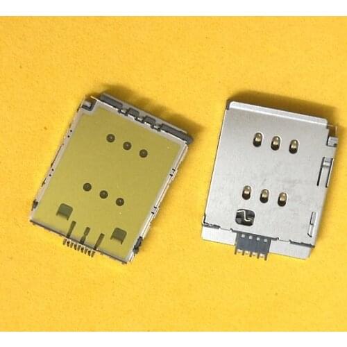 10PCS/lot Original new for iPhone x Sim Card Reader Connector Slot Holder Module Socket on board