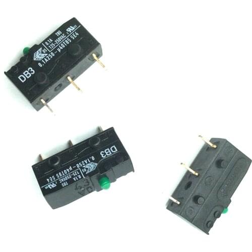3pcs original DB3 car door lock micro motion 0.1A tact micro switch stroke limit 3pin