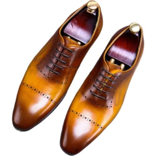 ASTON M．JAZZ Mens Oxfords