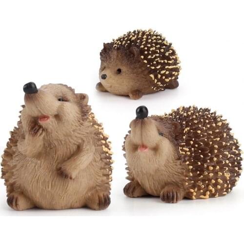 Doll Soft Craft Ornaments Plastic Simulation Hedgehog Toy for Children Gift